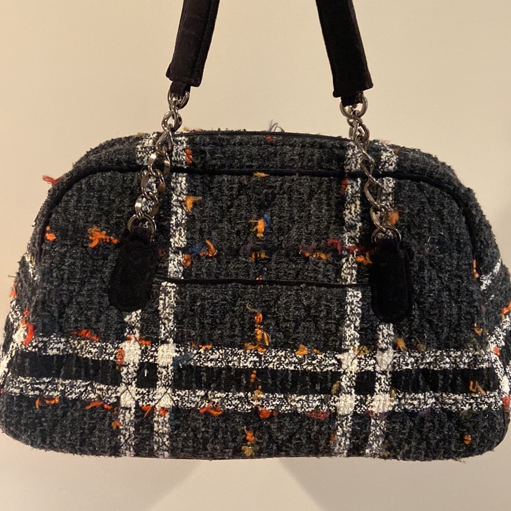 Vera Bradley Tweed Bowler Bag